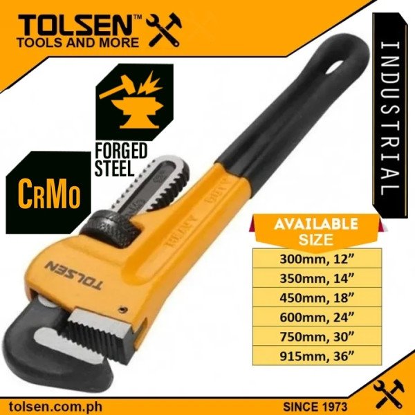 Tolsen Pipe Wrench (INDUSTRIAL)