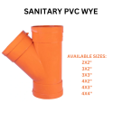 NELTEX PVC Orange Wye Connector 4x4