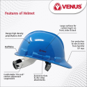 Venus H-2000 Series ISI Certified Industrial Safety Helmet